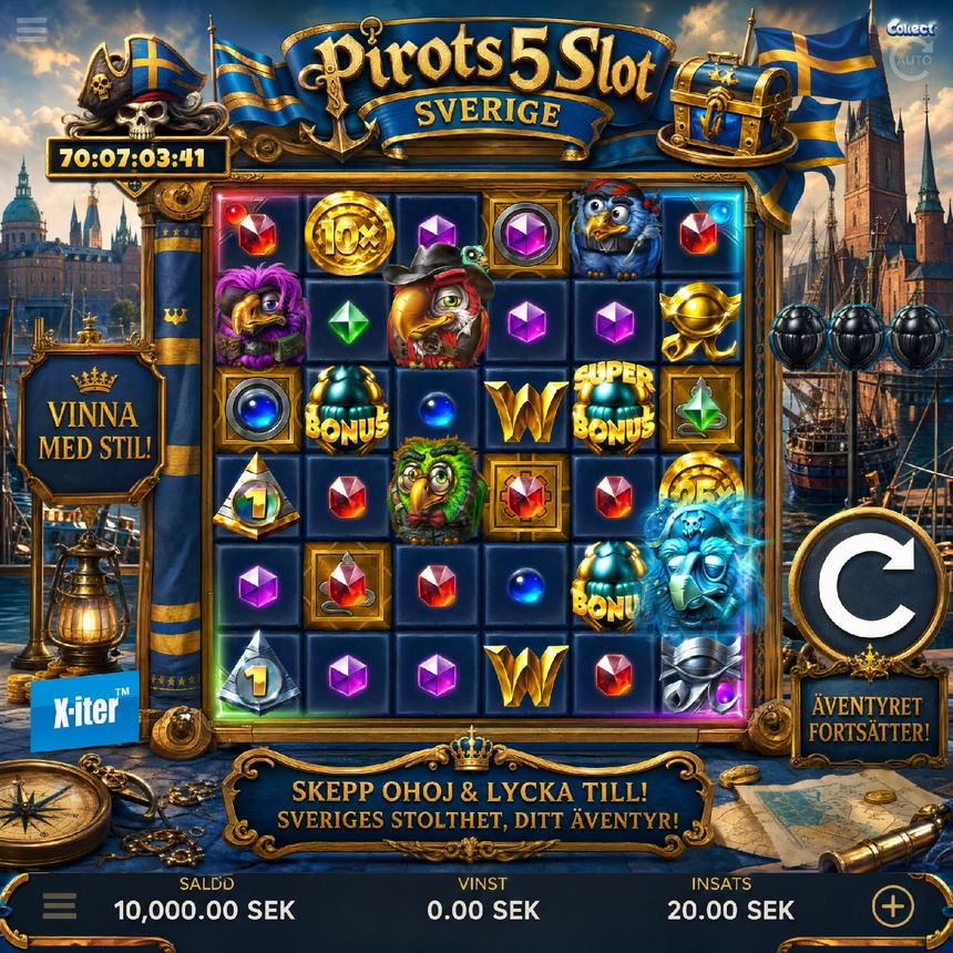 Pirots 5: Cursed Temple slot från ELK Studios